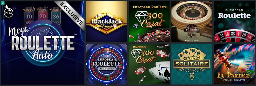 1bet casino asztali játékok