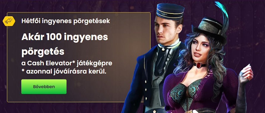 Bizzo Casino Hétfői Ingyenes Pörgetések