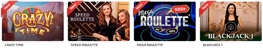 BoaBoa Casino élő játékok