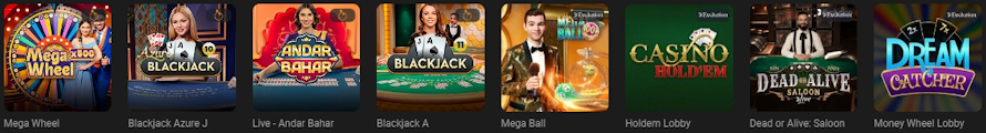 GGBET Casino élő játékok