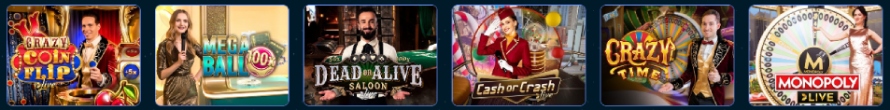 Rollino Casino élő játékok