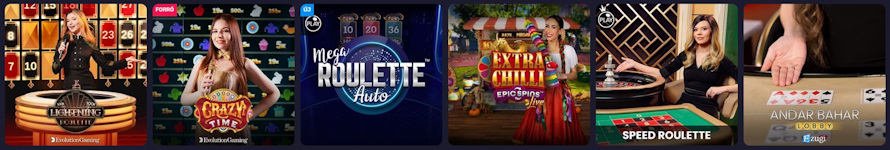 Thrillsy Casino élő játékok