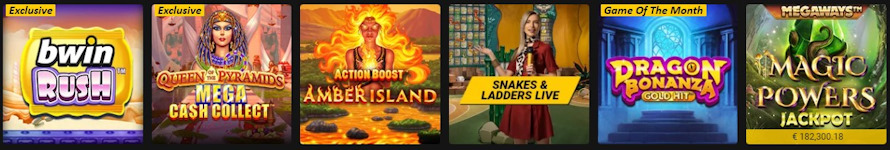 Bwin casino játékok